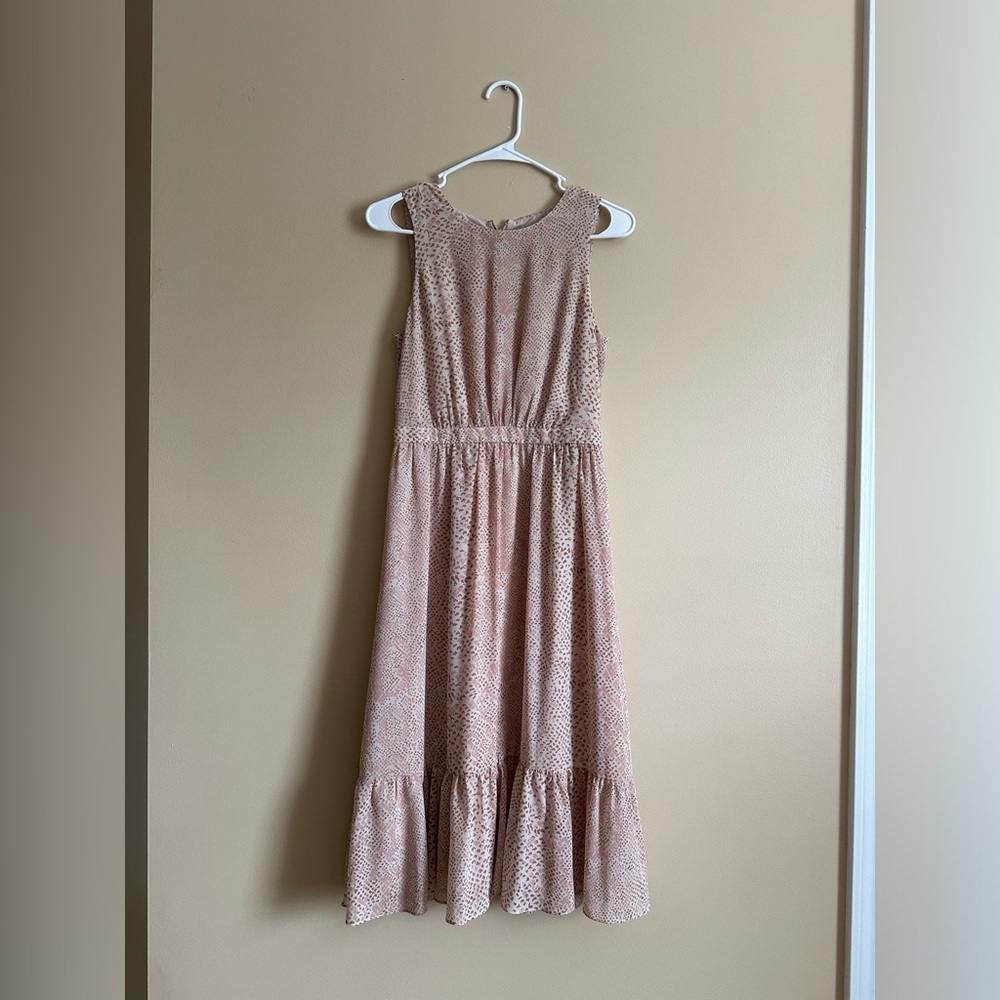 j crew printed dress